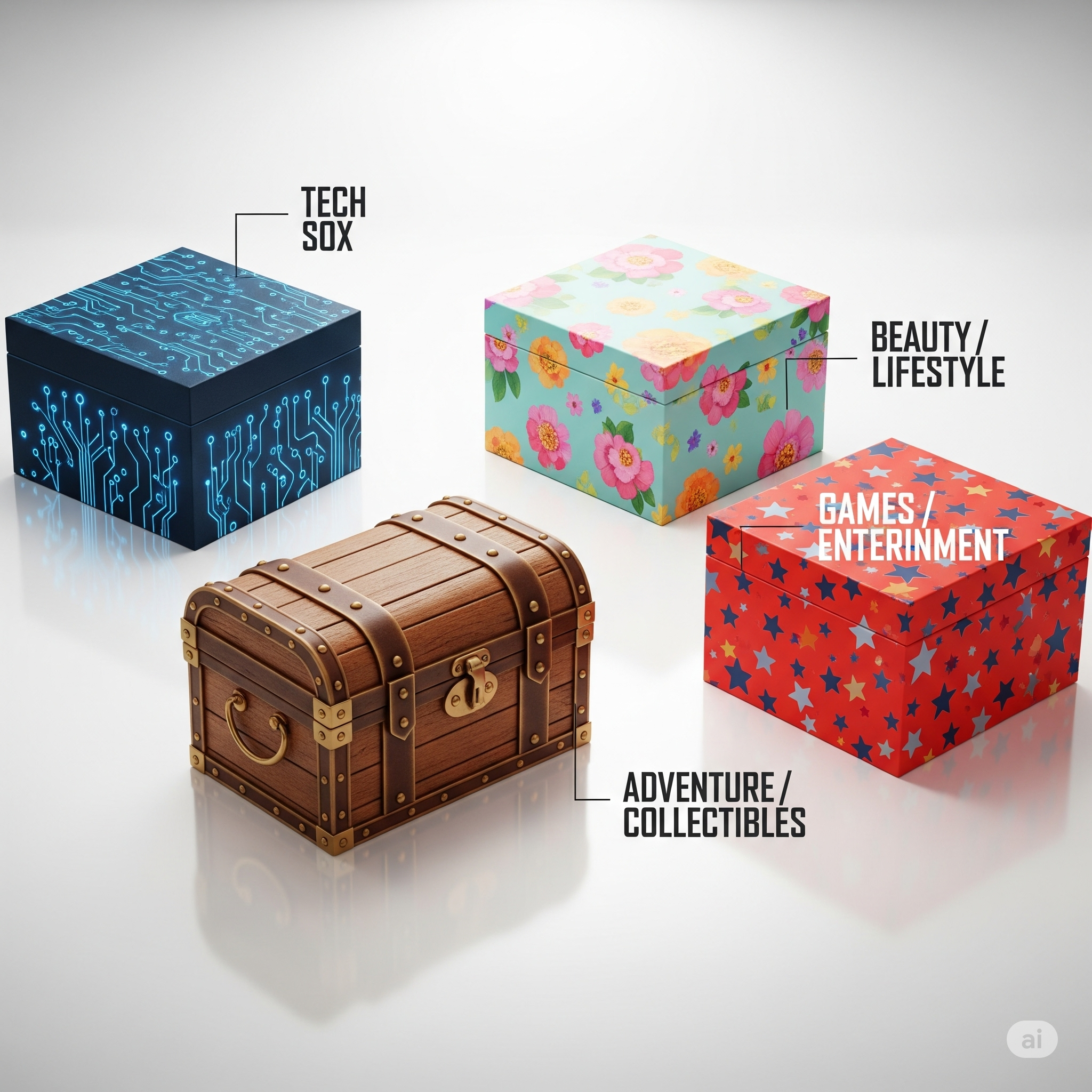 Bannière de Boîtes Mystères Thématiques